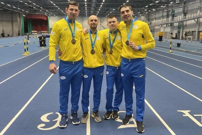 Украинские параатлеты на пьедестале победителей