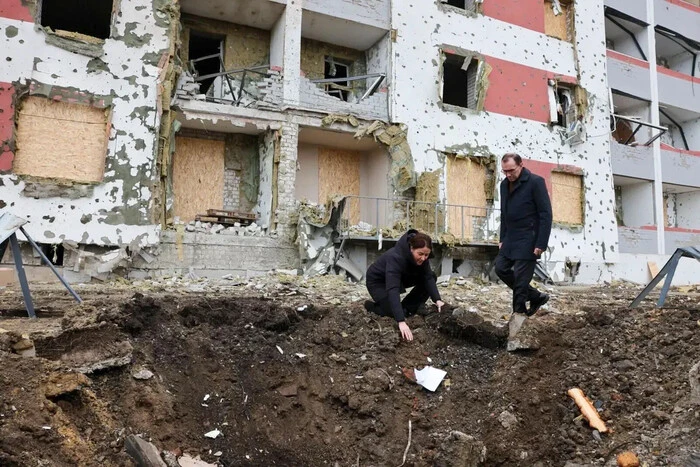 Министры Норвегии под обстрелом в Харькове