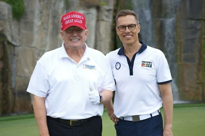 Трамп грає в гольф з президентом Фінляндії