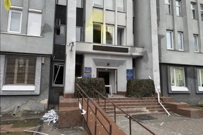 Взрыв в здании ТЦК в Ровно